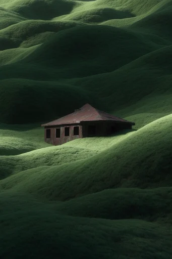 Minimalist Verdant Surrealism style AI image example 4