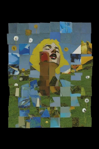 Tactile Deconstructed Collage moodboard — generate AI images in this style