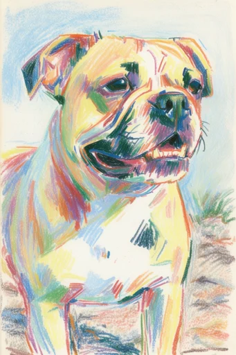 Vibrant Naive Sketchbook style reference image — naive art style