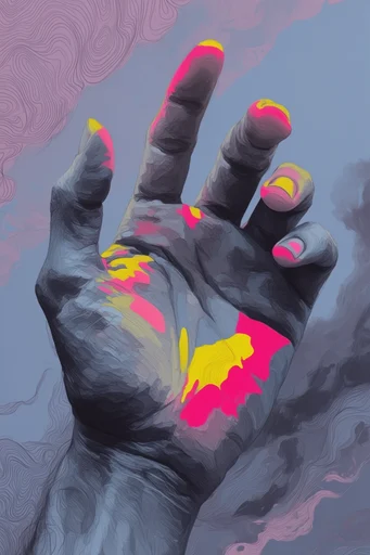 Chromatic Surrealist Portraits style reference image — surreal symbolism