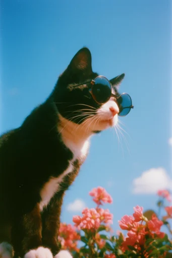 Saturated Analog Nostalgia style reference image — sun-drenched lighting