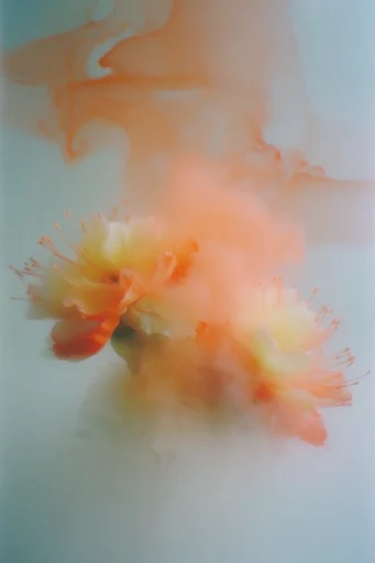 Ethereal Kinetic Impressionism style reference image — ethereal light leaks