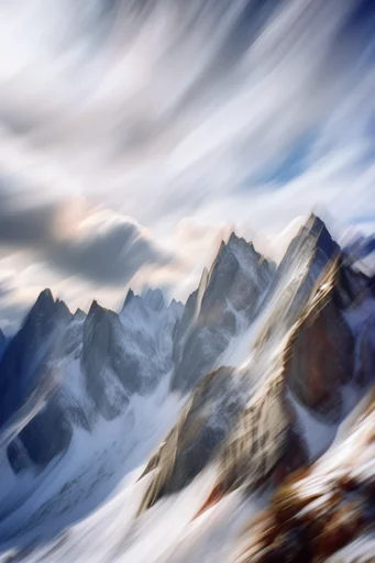 Dynamic Kinetic Abstraction style reference image — kinetic motion blur