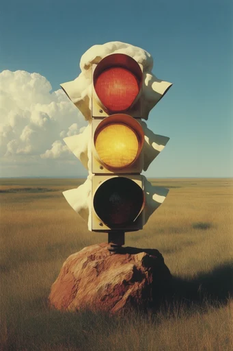 Surrealist Pastoral Dreamscape style reference image — sculptural fashion