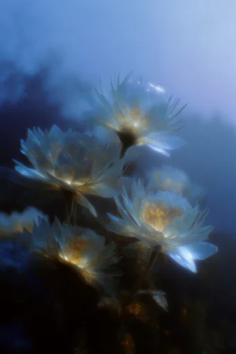 Luminous Twilight Etherealism style reference image — stardust particles