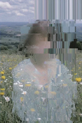 Disruptive Analog Grunge style AI image example 2