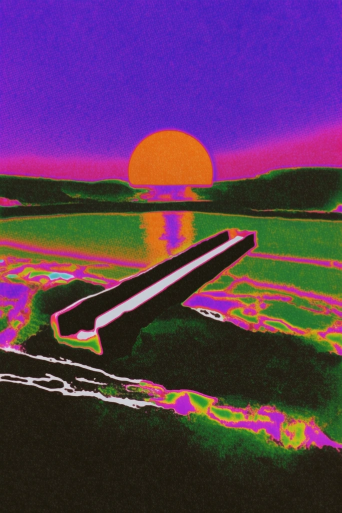 Acidic Cyber-Zine Punk style AI image example 2