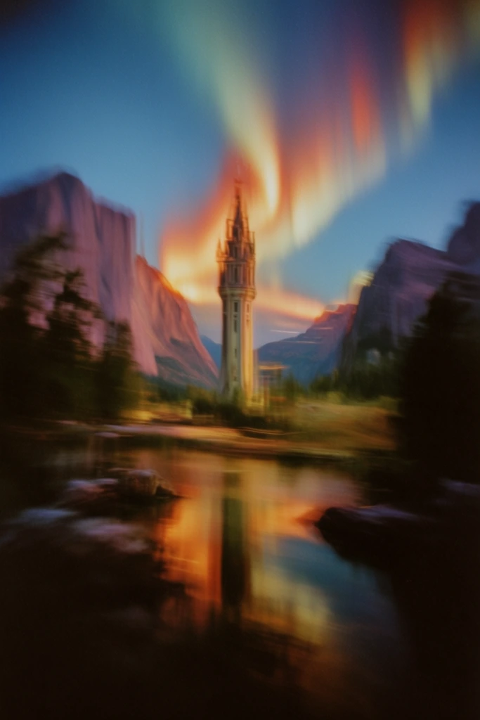 Kinetic Nocturnal Impressionism style AI image example 2
