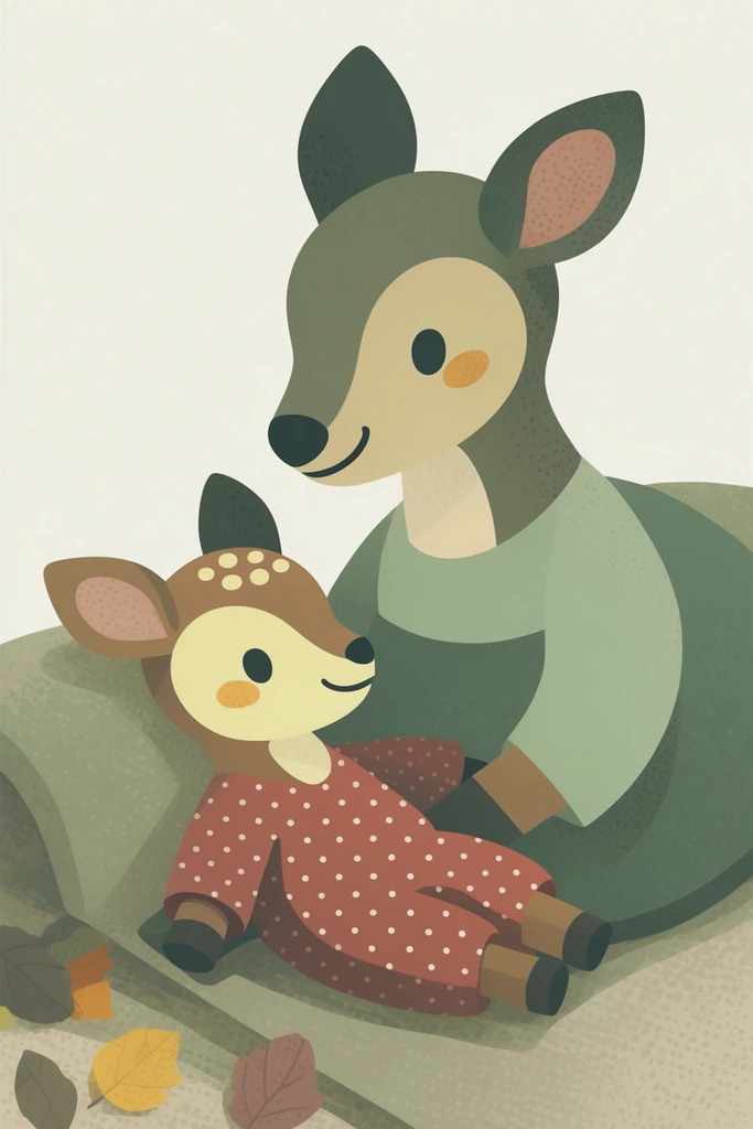 Whimsical Earthy Storytelling style AI image example 3