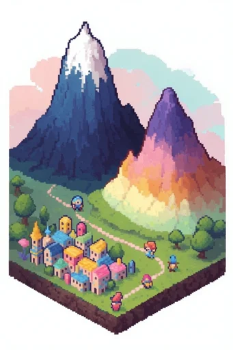 Cozy Isometric Miniatures style reference image — isometric perspective