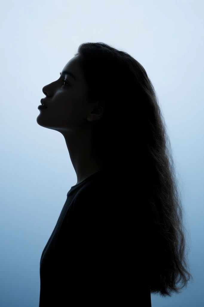 Minimalist Noir Silhouette style AI image example 1