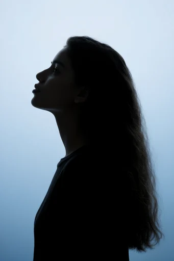 Minimalist Noir Silhouette moodboard — generate AI images in this style