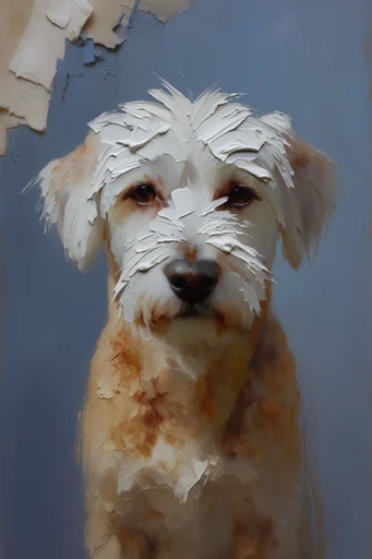Tactile Deconstructed Realism style reference image — fine art oil painting