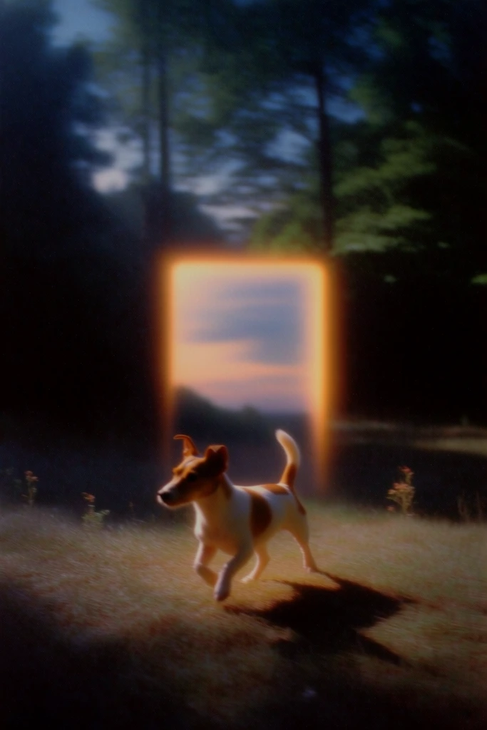 Nostalgic Liminal Twilight style AI image example 3