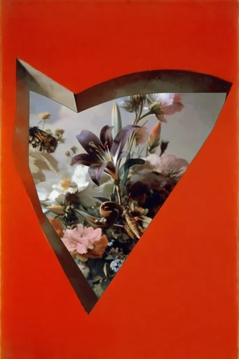 Constructivist Surrealist Collage style reference image — minimalist editorial design