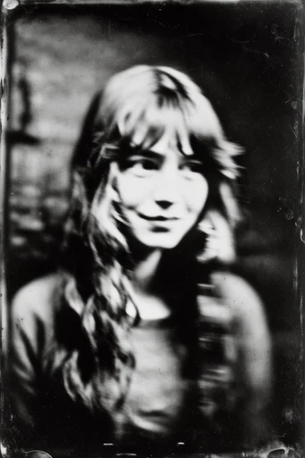 Distressed Monochromatic Noir style reference image — spectral motion blur