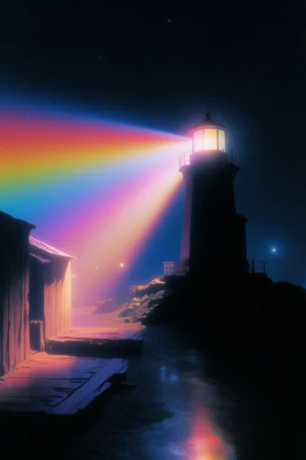 Spectral Twilight Noir style reference image — surreal dreamcore