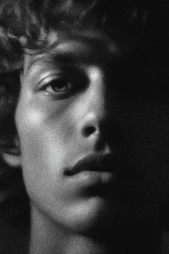 Stippled Chiaroscuro Noir style reference image — analog noir photography