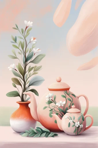 Ethereal Pastel Surrealism style reference image — pastel color palette