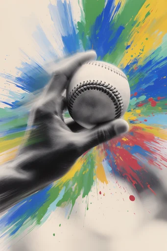 Dynamic Kinetic Collage style reference image — digital scribble overlay
