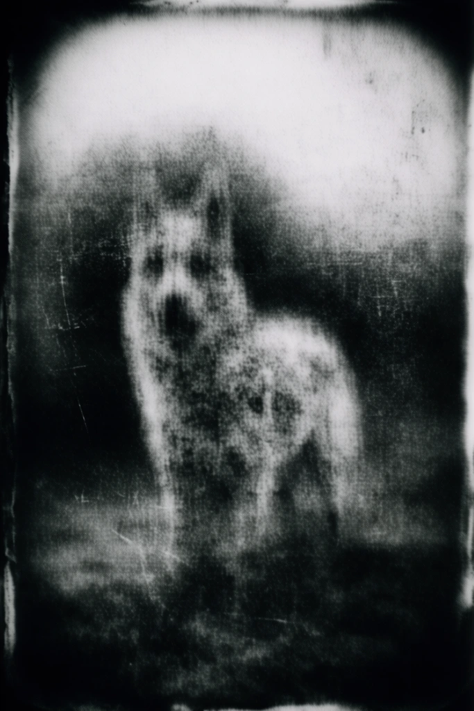 Spectral Gothic Daguerreotype style AI image example 3
