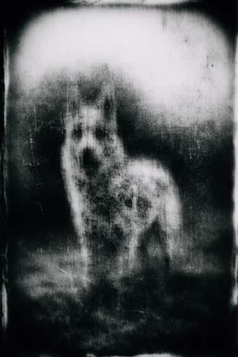 Spectral Gothic Daguerreotype style AI image example 3