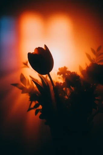 Luminous Cinematic Silhouette style reference image — volumetric atmospheric haze