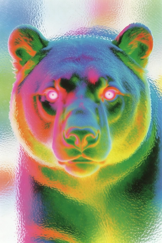 Tactile Neon Printcraft style AI image example 3