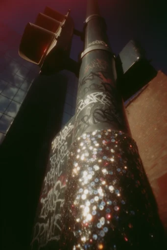 Luminous Retro Disco style reference image — dramatic stage lighting