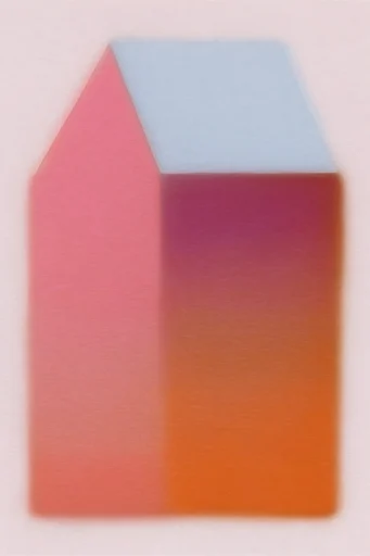 Ethereal Chromatic Minimalism style reference image — tactile paper grain