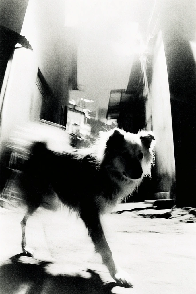 Kinetic Noir Realism style AI image example 3