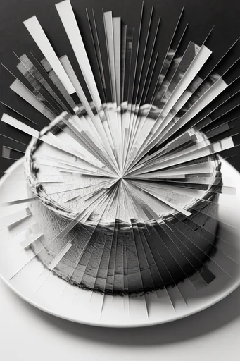 Fractured Monochrome Assemblage style reference image — surrealist assemblage