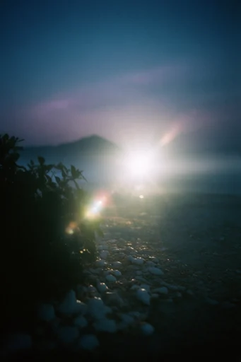 Luminous Cobalt Twilight style reference image — cobalt blue twilight