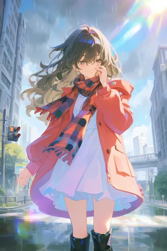 Luminous Anime Fantasy style reference image — vibrant anime style