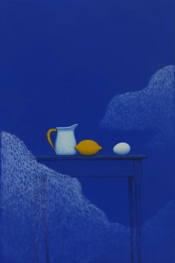 Cobalt Ethereal Minimalism style reference image — minimalist composition