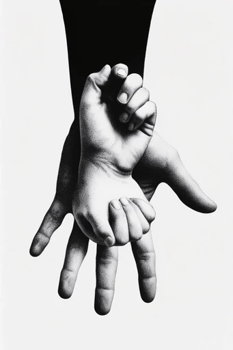 Monochromatic Surrealist Noir style reference image — high-contrast chiaroscuro