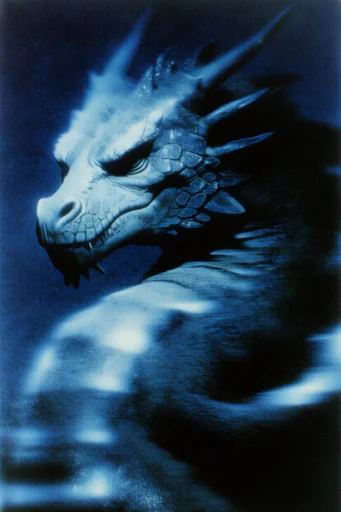 Nocturnal Spectral Blur style reference image — spectral blue glow