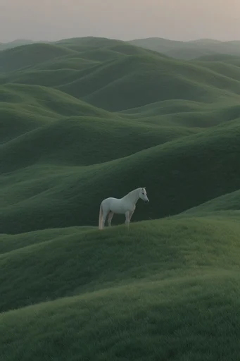 Surreal Verdant Minimalism style AI image example 2