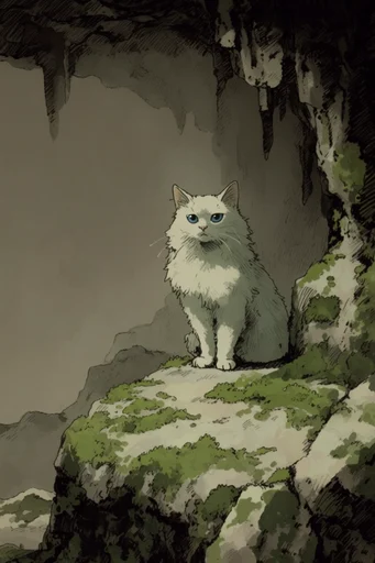 Enchanted Subterranean Folklore style reference image — subtle bioluminescent lighting
