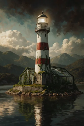 Melancholic Nature Reclamation style reference image — documentary style realism