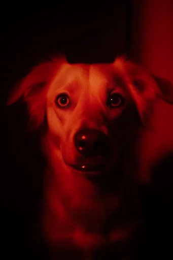 Cinematic Crimson Noir style reference image — avant-garde atmosphere