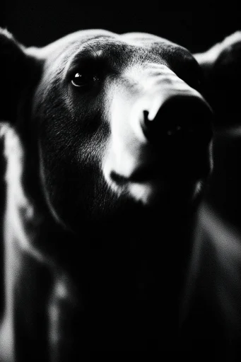 Cinematic Surreal Noir style AI image example 3