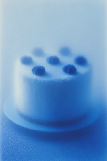 Ethereal Cyanotype Haze style reference image — misty atmosphere