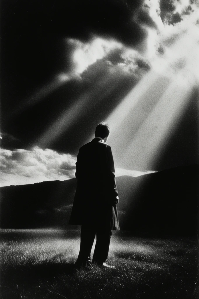 Cinematic Noir Chiaroscuro style AI image example 2