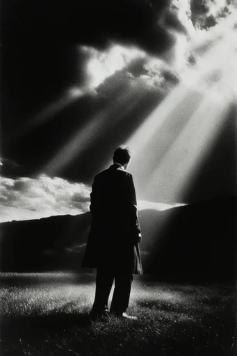 Cinematic Noir Chiaroscuro style AI image example 2