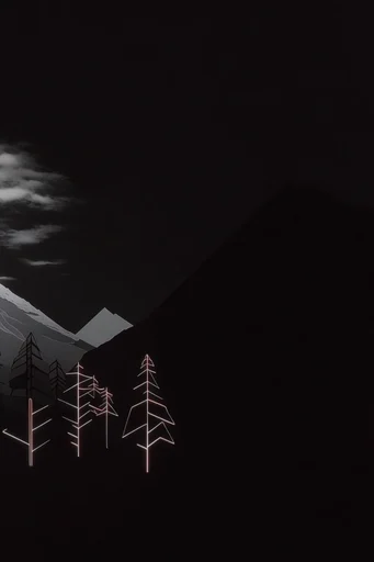 Cinematic Noir Glitch style reference image — high-contrast noir