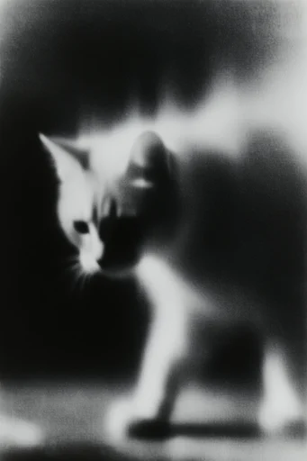 Ethereal Noir Grain style reference image — stippled halftone texture