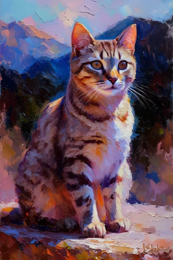 Vibrant Impasto Expressionism style reference image — vibrant post-impressionism