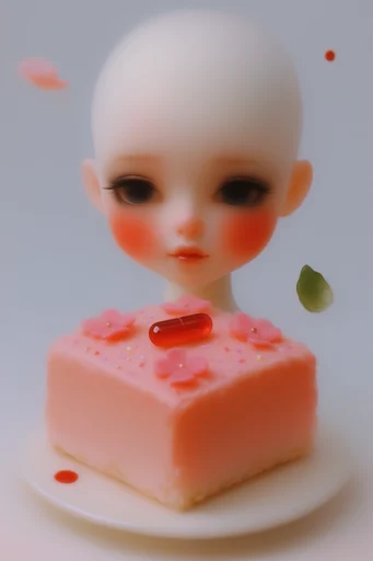 Luminous Porcelain Minimalism style reference image — vibrant rim lighting