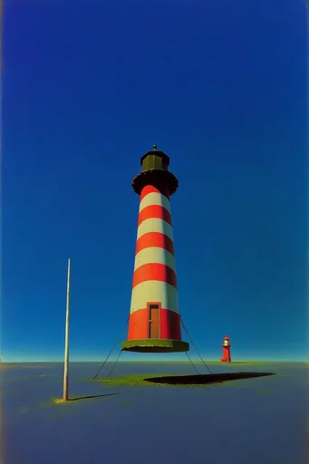 Surrealist Geometric Liminality style reference image — liminal space